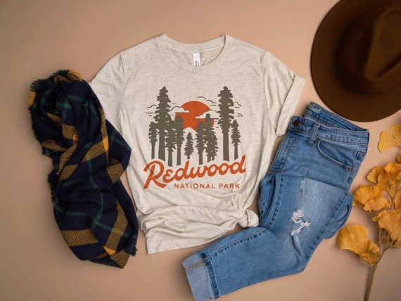 Redwood National Park California Vintage Tri Blend Unisex T-shirt