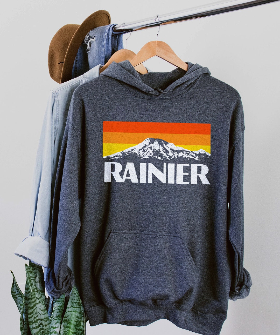 Mount Rainier Hoodie National Park Washington Seattle Tacoma Mountain