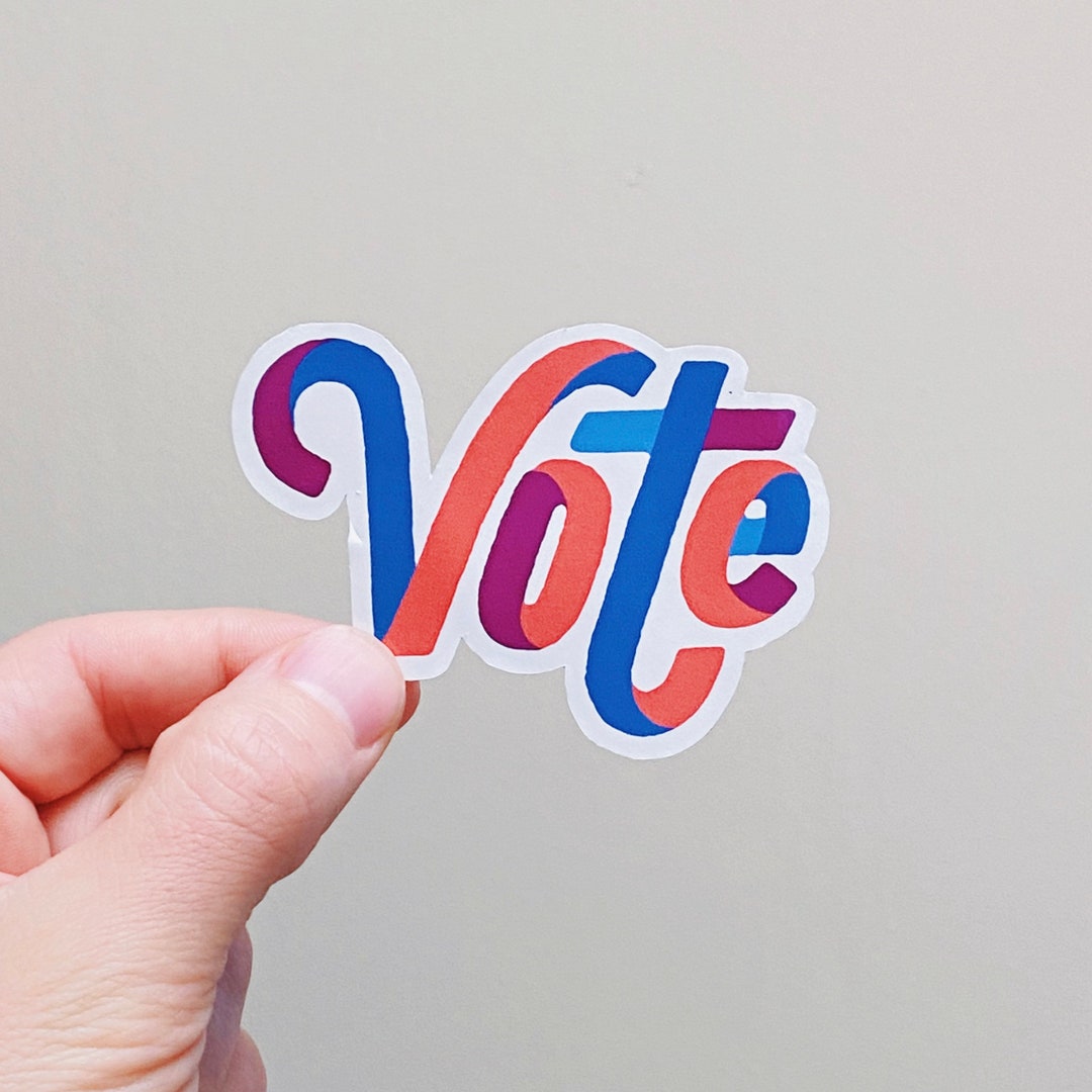 Vote Sticker - Etsy