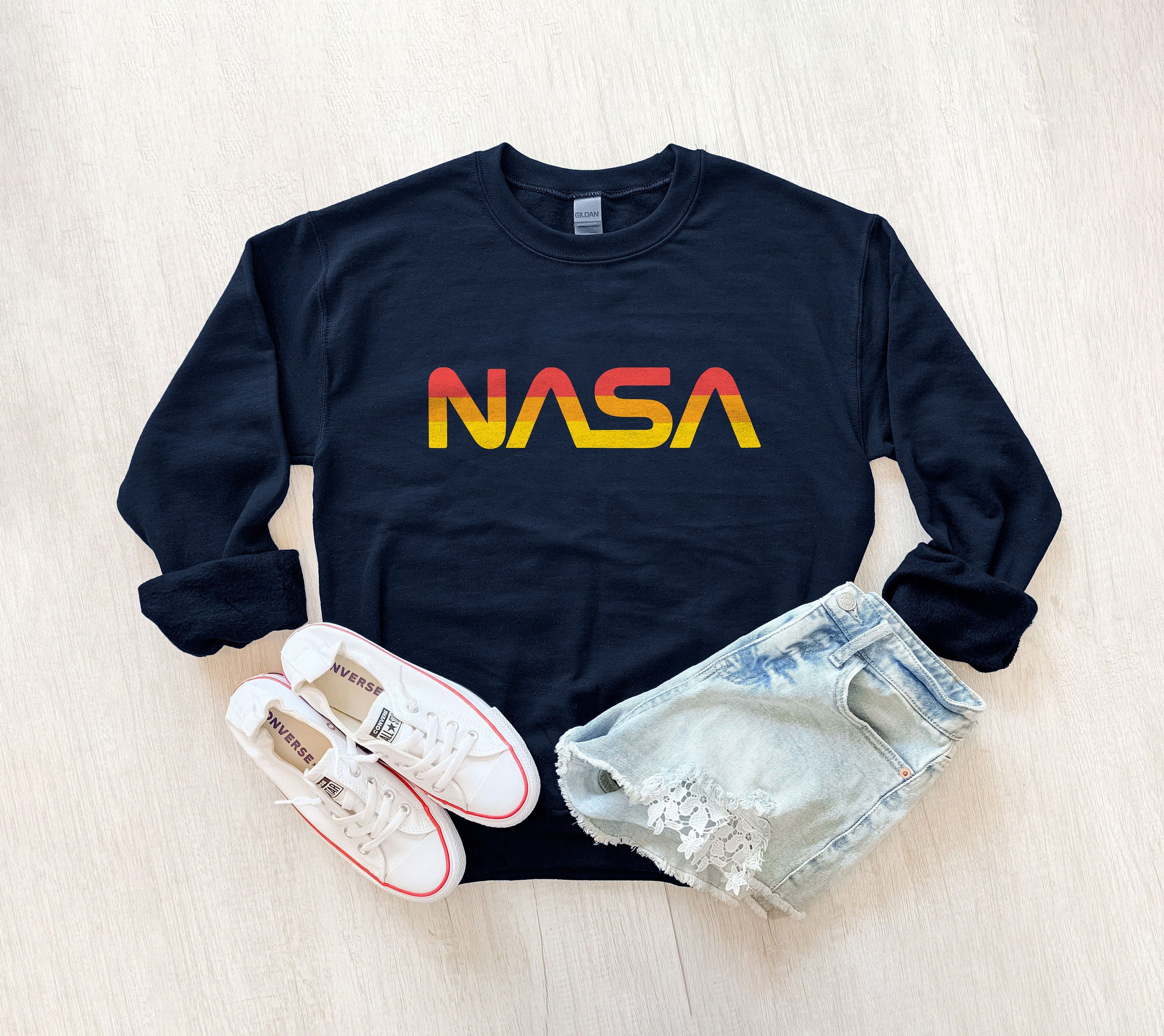 Nasa Sweatshirt Kids - Etsy | Sweatshirts