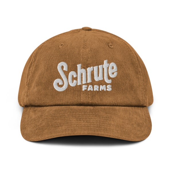 Schrute Farms Dwight Le bureau Brodé Corduroy Hat