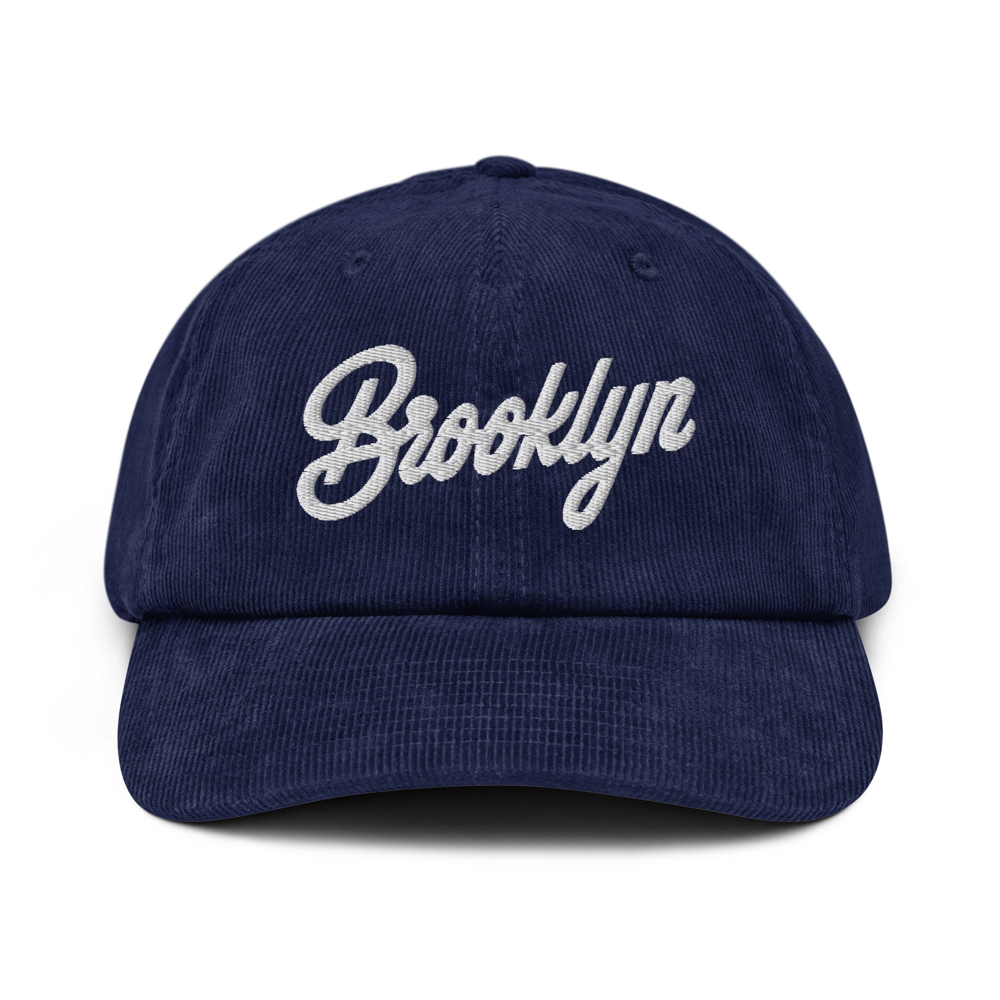 Brooklyn New York Classic Embroidered Corduroy Hat - Etsy