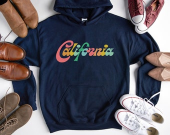 Vintage California Hoodie Unisex Pullover Sweatshirt