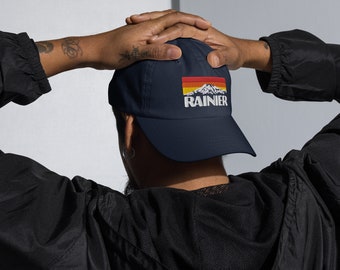 Mt Rainier Hat Pacific Northwest National Park Mountain Dad Hat