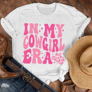 À mon époque cow-girl PNG SVG, texte ondulé rétro SVG, musique country, conception de sublimation de fille du Sud, Cricut & Silhouette, téléchargement numérique