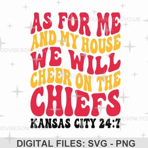 Chiefs Football Fan PNG SVG, Kansas City, texto retro ondulado, camisa esportiva engraçada, design de sublimação, arquivos de artesanato digital para Cricut/Silhueta