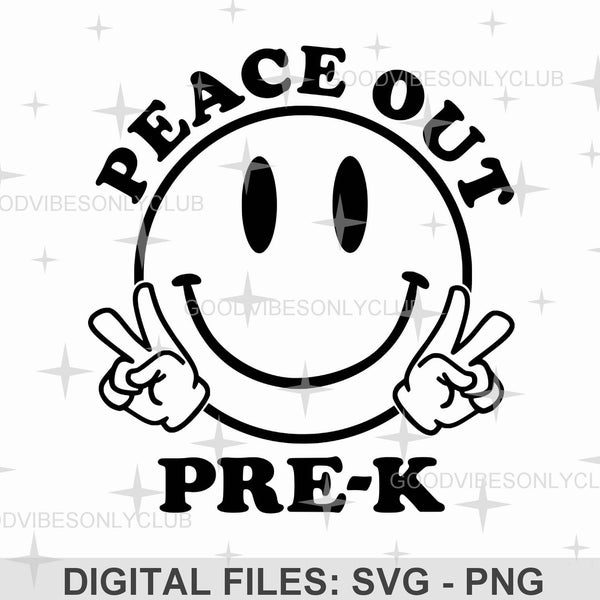 Last Day of Pre K Svg for Kids Etsy