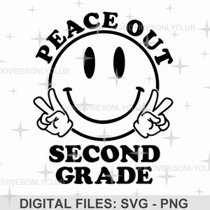 2年生に平和を祈るSVG、スクールシャツSVG、最終学年SVG、卒業式シャツ、CricutとSilhouette用カットファイル、デジタルダウンロード