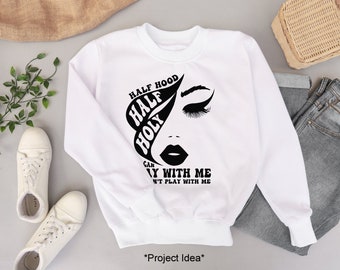 Half Hood Half Holy Svg Png Cut Files For Cricut Etsy