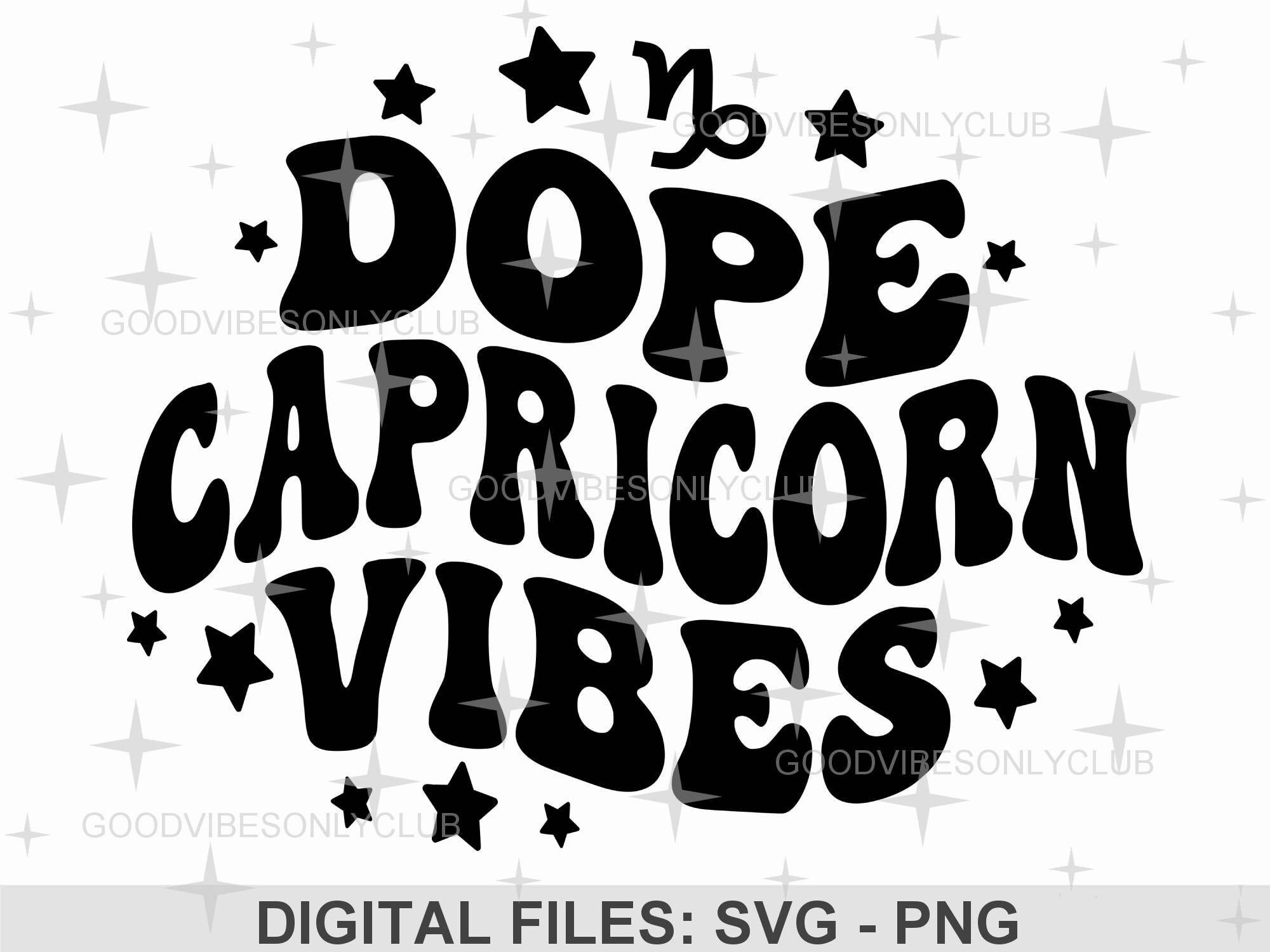 Dottie Digitals - Capricorn Starbucks Cold Cup SVG PNG DXF Goat