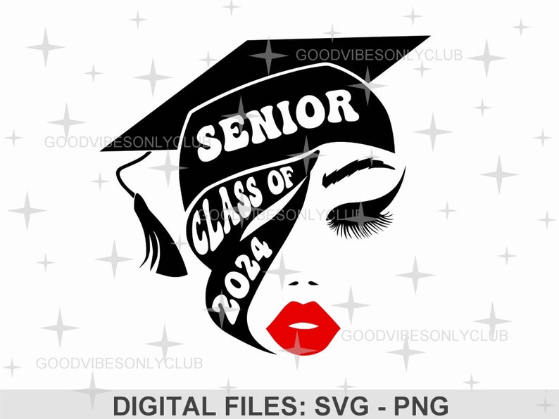 Class of 2024 Senior SVG Graduation SVG Cut Files for Etsy New Zealand