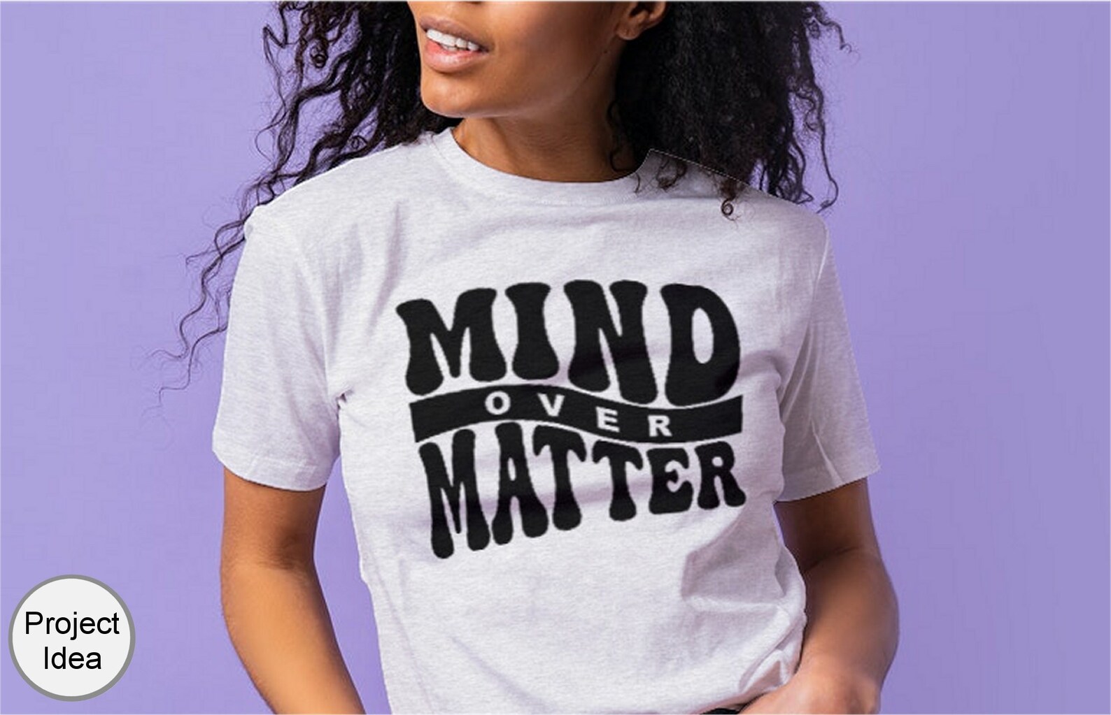 Mind Over Matter SVG Inspirational SVG Wavy Text Retro - Etsy