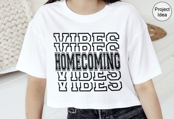 Homecoming Vibes SVG, Hoco 2023 Shirt SVG PNG, Team Spirit, Football Shirt,  Sublimation Design, Digital Craft Files for Cricut & Silhouette 