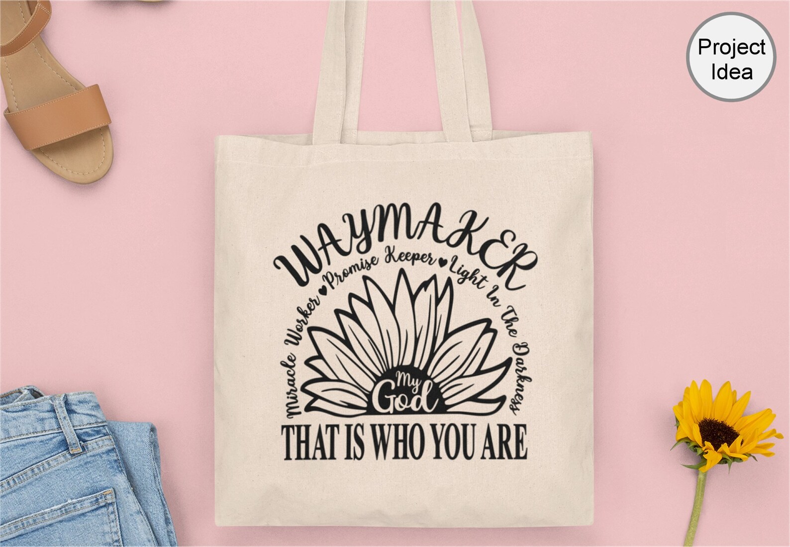 Waymaker Miracle Worker Sunflower SVG PNG Christian Shirt - Etsy