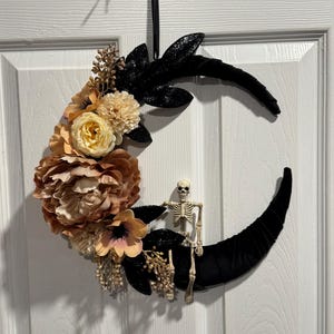 Skeleton Moon Wreath