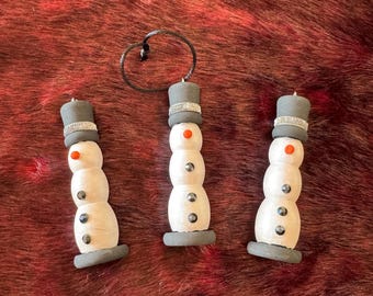 Dark Snowman Gothmas Ornament