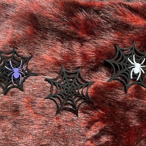 Black Spiderweb and Spider Gothmas Ornament
