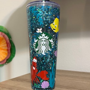 Guante de nieve Venti de La Sirenita, vaso Starbucks