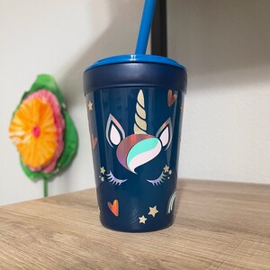 Personalized Kid Tumblers with Straw