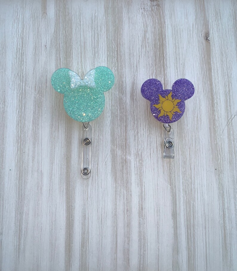 Mickey Mouse/ Disney Retractable Lanyard/ Retractable Badge Etsy