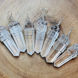 Clear Quartz pendant,  Clear Quartz