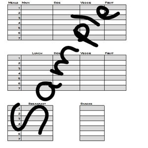 Weekly Meal Plan