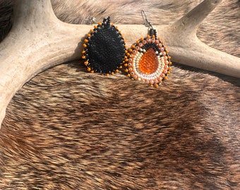 Beaded Teardrop Earrings