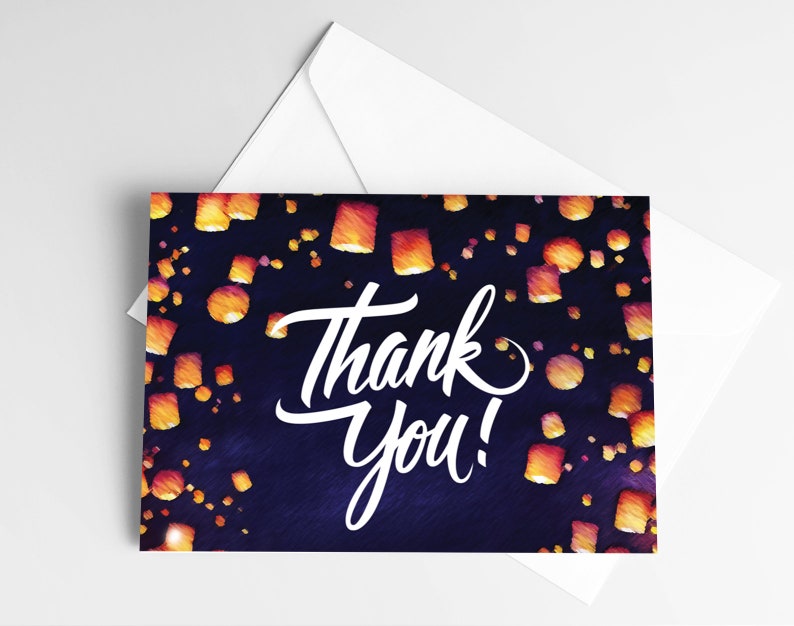 Disney Tangled Wedding Thank You Cards Etsy