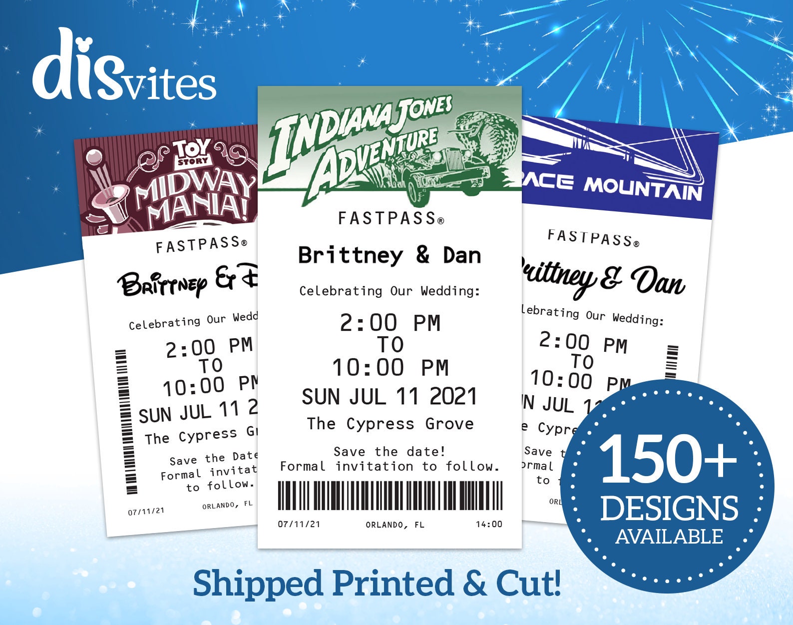 Fastpass Disney Attraction Save The Dates Etsy Israel Fastpass Disney Attraction Save The Dates Etsy Israel