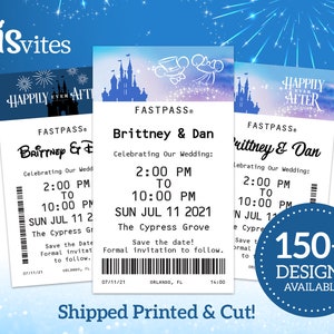 Exclusive Magnet Bundle Up to 20% Off Choose 1 Header 1 Envelope Color for Disney FastPass Save the Dates with a magnetic backing image 2