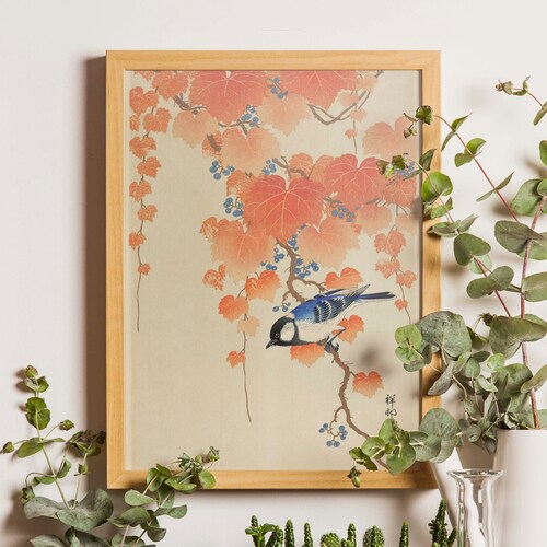 Ohara Koson Poster Japanese Art Print Hokusai Print Ohara Etsy