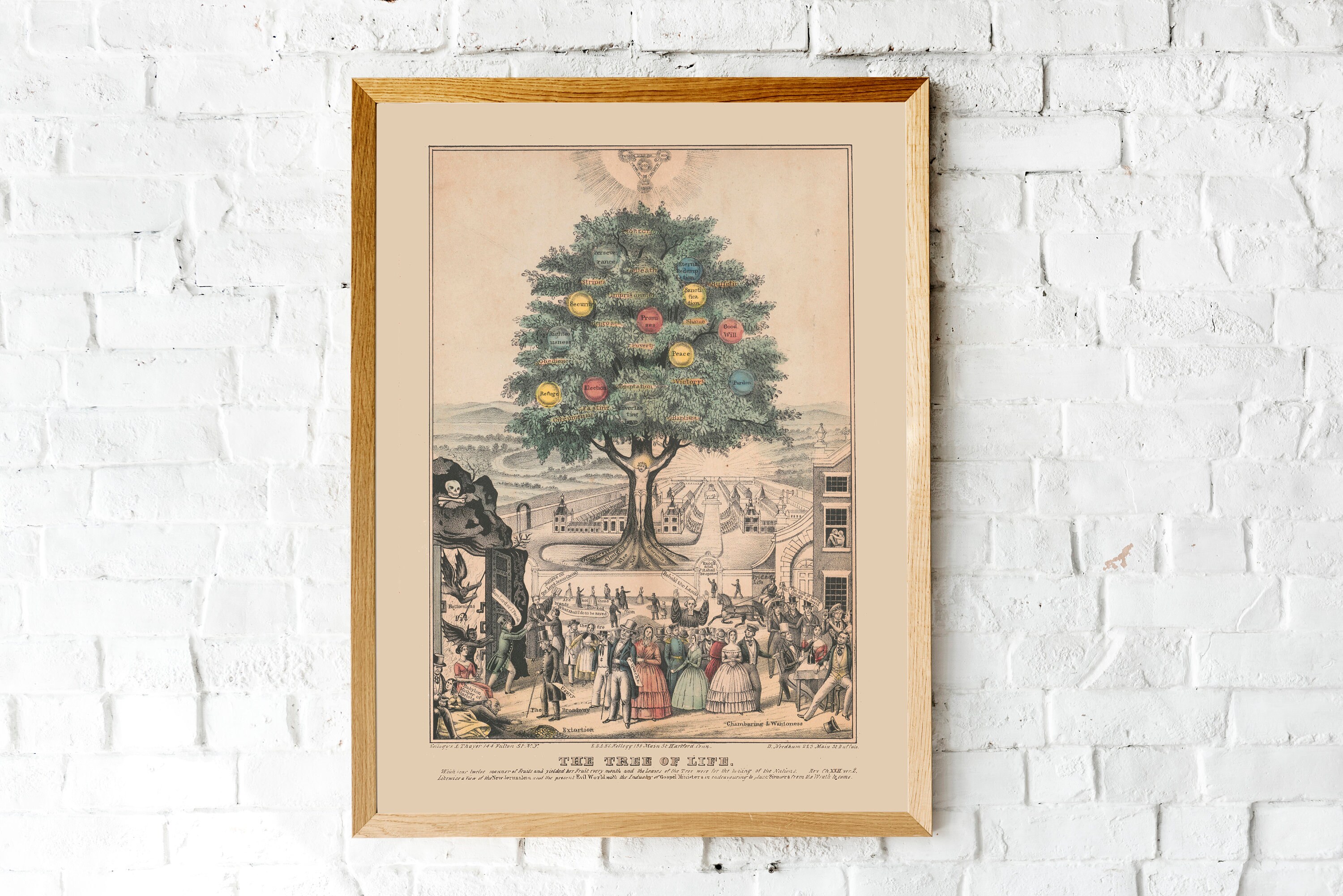 Tree of Life Art Print Nature Wall Art Vintage Tree Antique | Etsy