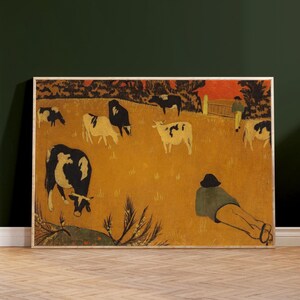 Paul Sérusier pastoral landscape print framed wall decor