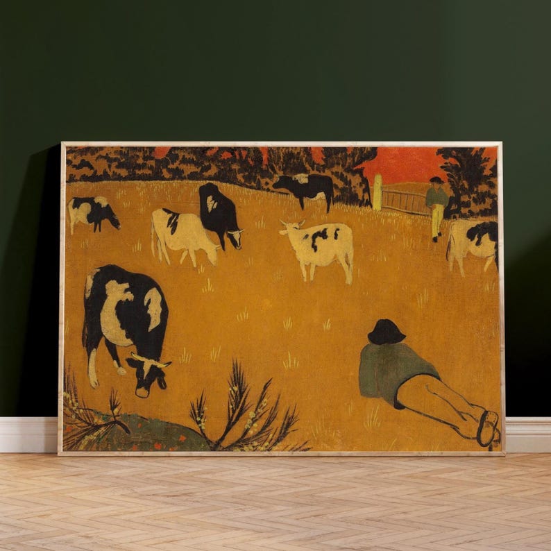 Paul Sérusier pastoral landscape print framed wall decor