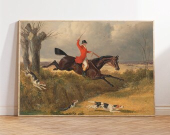 版画 50s / Fox hunting English Fox Hunting Poster ✓ – Poster Museum