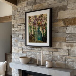 Unframed vintage floral art print reproduction of the 1922 Rum Row painting by Frederick Judd Waugh. This classic flower still life artwork features elegant floral arrangements and traditional composition, presented as museum-quality wall art perfect for collectors, art lovers, or timeless home styling.