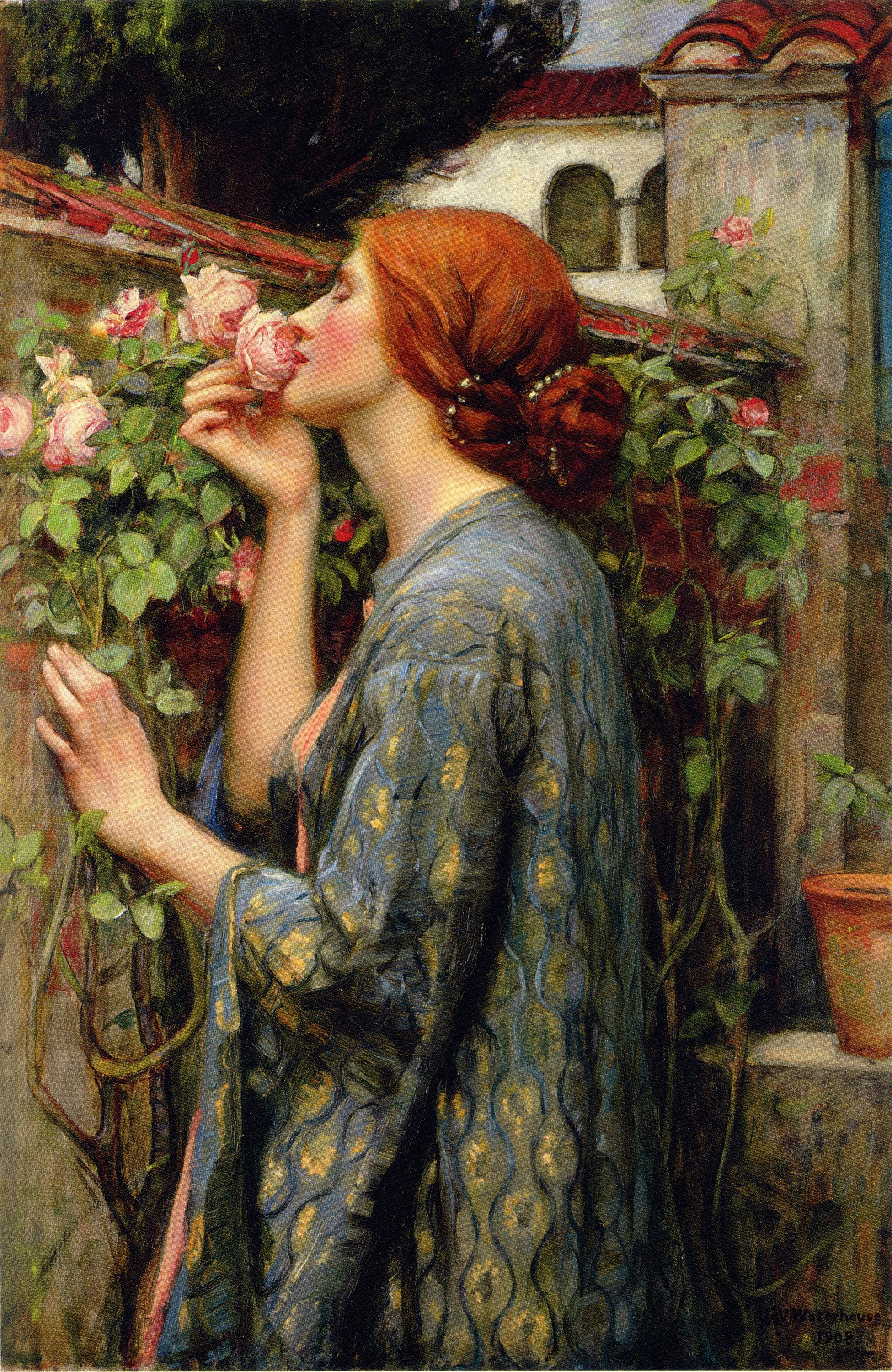 The Soul of the Rose 1908 John William Waterhouse Vintage - Etsy Polska