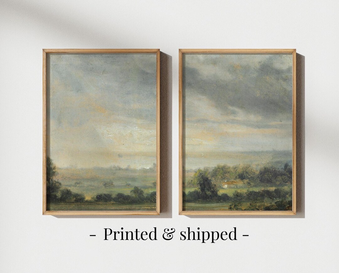 French Country Landscape Wall Art, Poster Set of 2 Gallery Wall Set ...