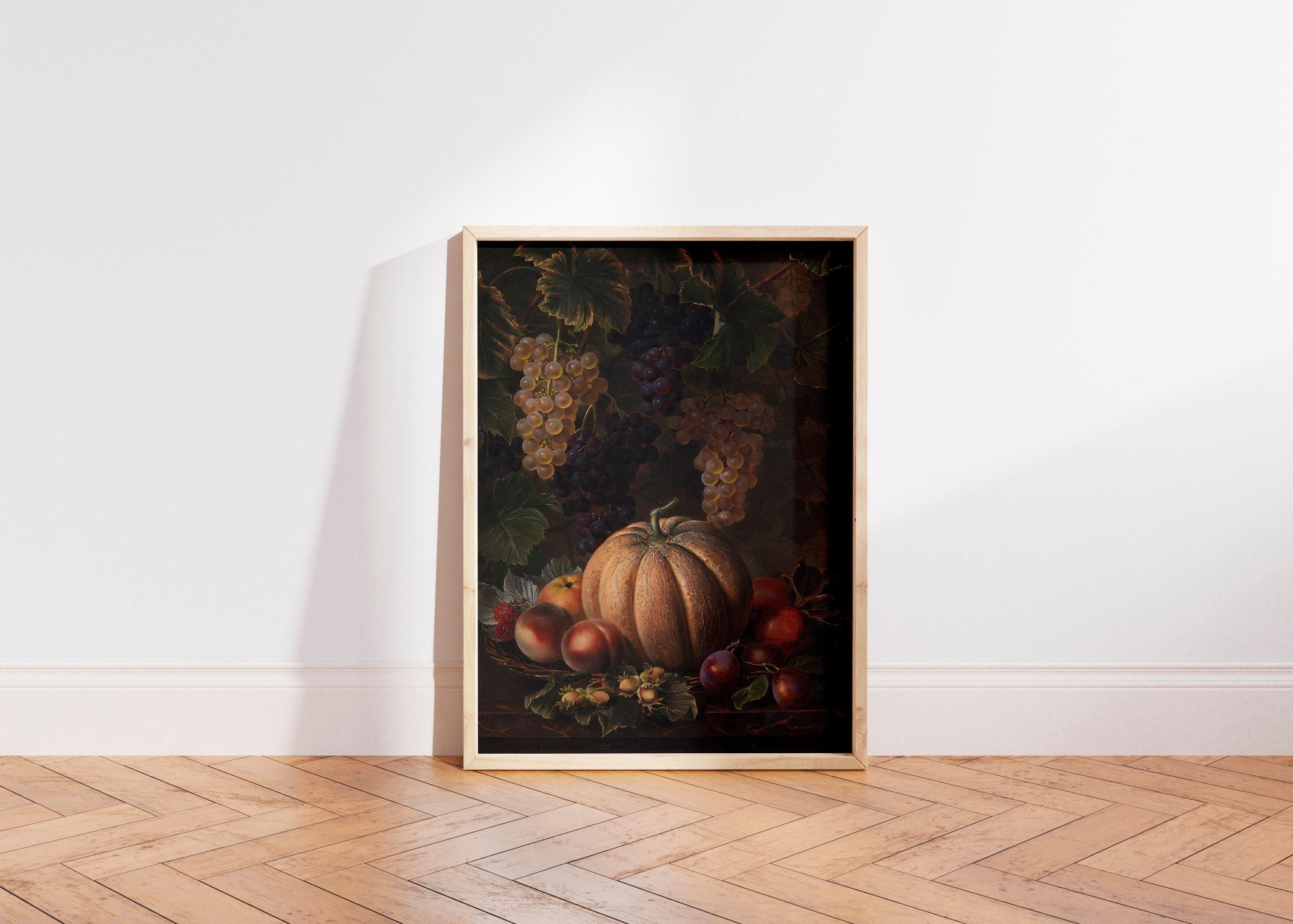 Vintage Pumpkin Still Life Art Print: Autumn Harvest Decor - Etsy