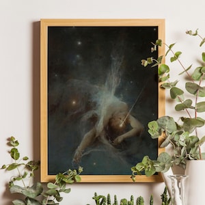 Falling Star Art Print: Witold Pruszkowski Nymph Portrait