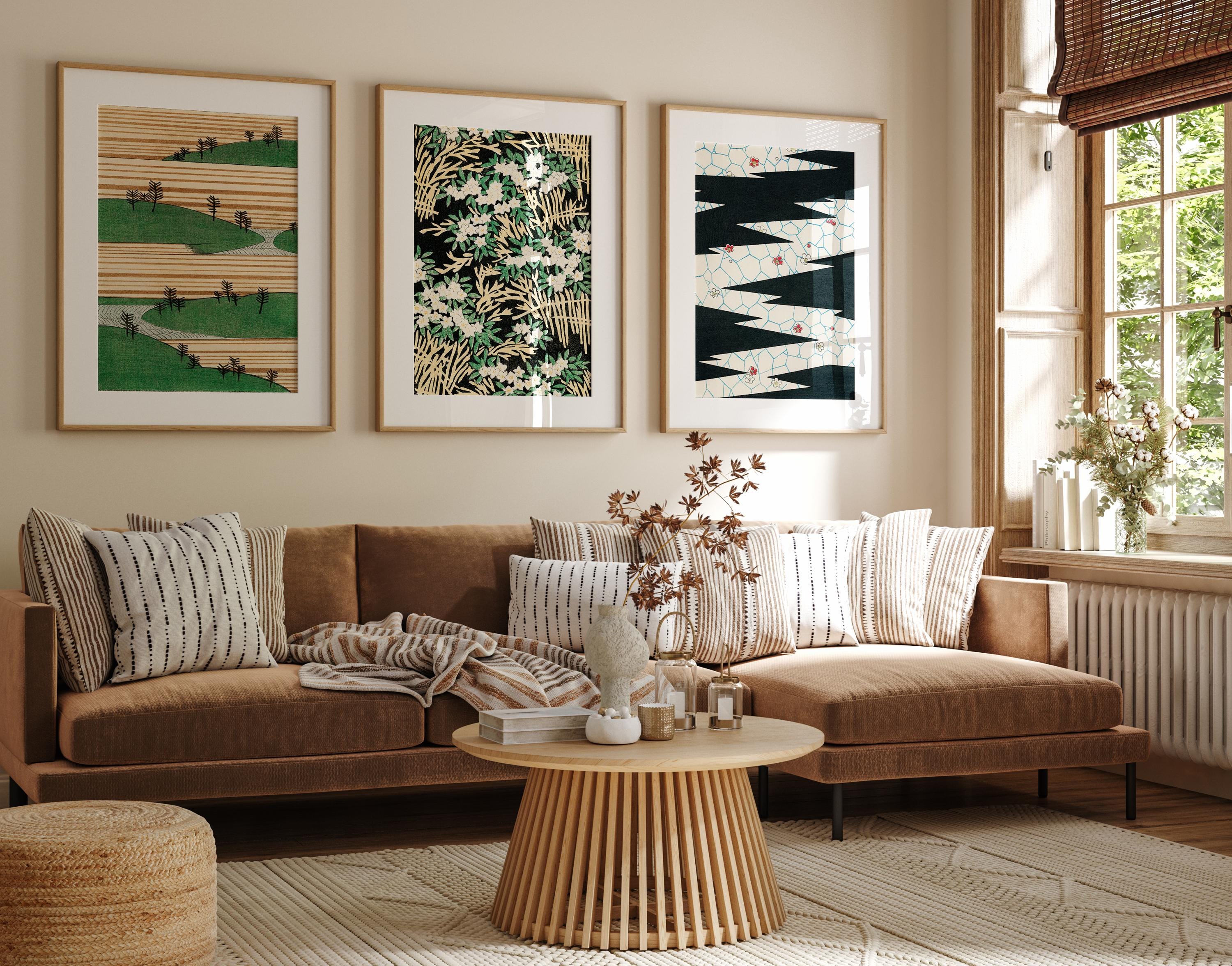 趣味・スポーツ・実用 Domestic Aesthetic Household Art 1920- Japandi Gallery Wall Art Set of 6 Prints Vintage Prints