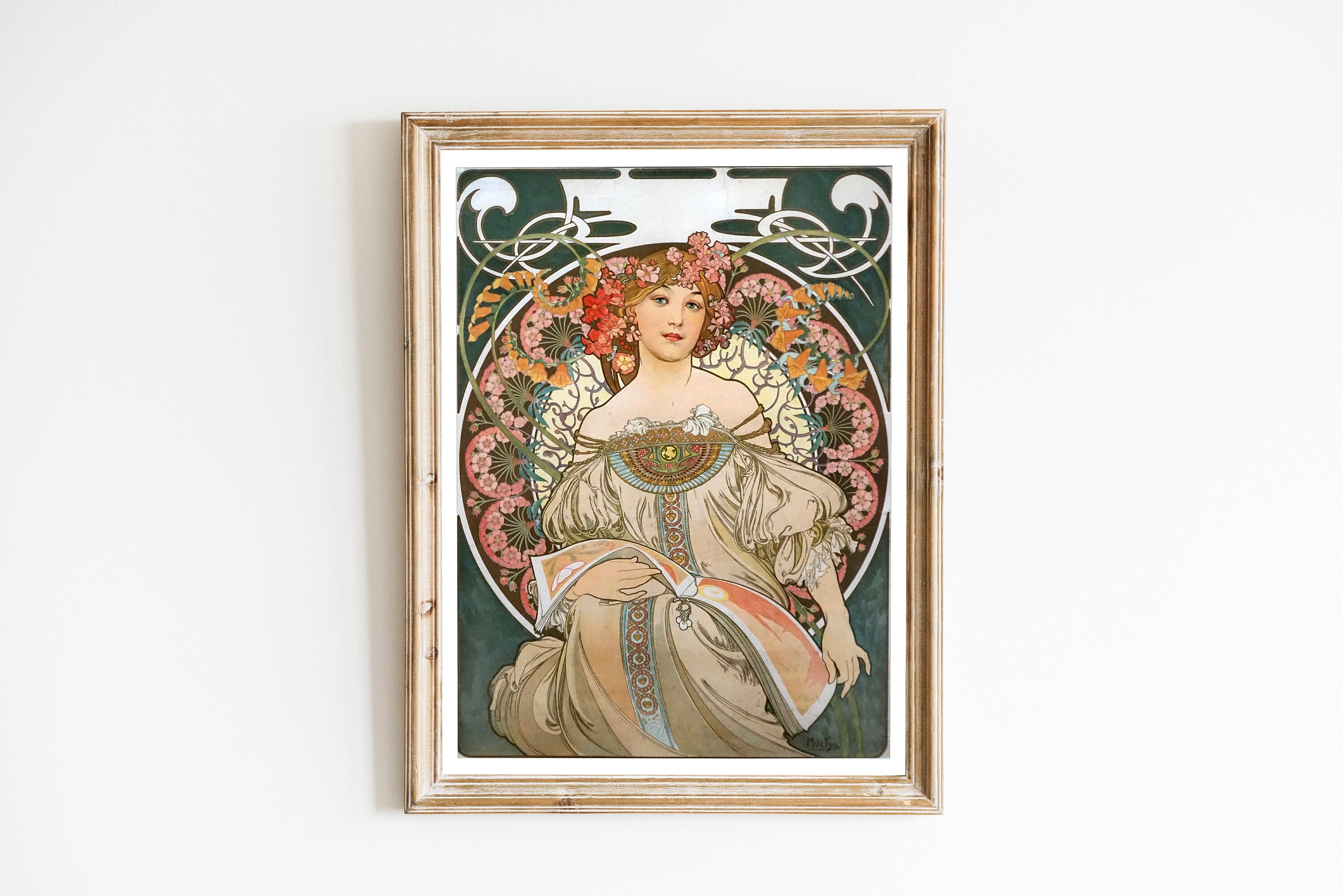 Alphonse Mucha Print Alphonse Mucha Poster Bohemian Print | Etsy