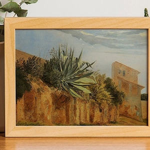 Vintage Sukkulenten Poster, Agave Poster, Vintage botanische Druck, Kaktus Druck, Kaktus Kunst, Wohnkultur Wandkunst, botanisches Poster, Agave Kunst