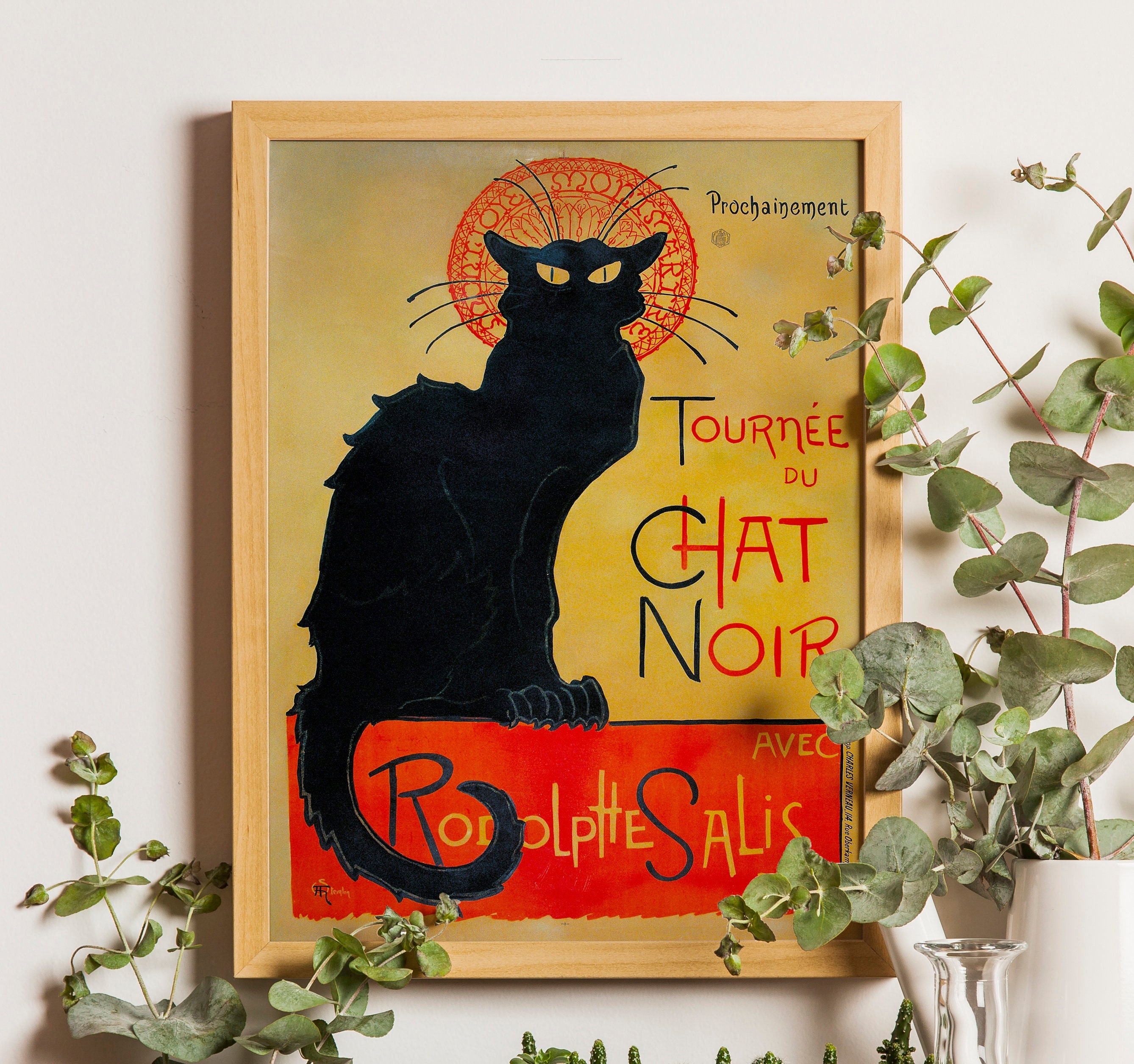 Chat Noir Print - Etsy