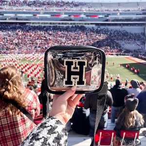 Game Day Bag | Clear Bag | Stadium Approved Bag | Concert Bag | Shoulder Purse | Customizable Purse | High Quality| Gameday Ready PVC Purse