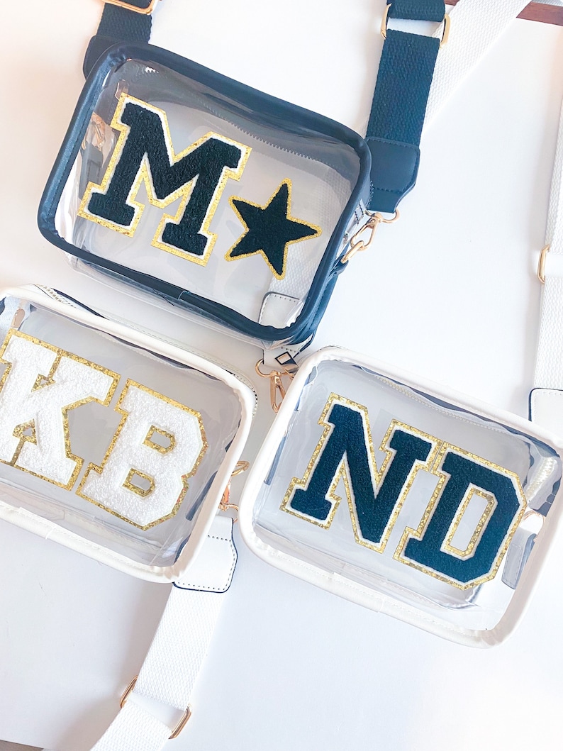 Game Day Bag Clear Bag Stadium Approved Bag Concert Bag Etsy