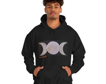 Trips 2 triple moon Unisex Heavy Blend Hooded Sweatshirt