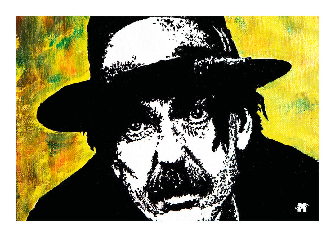 Captain Beefheart Art Print From Original Painting High Quality Free UK