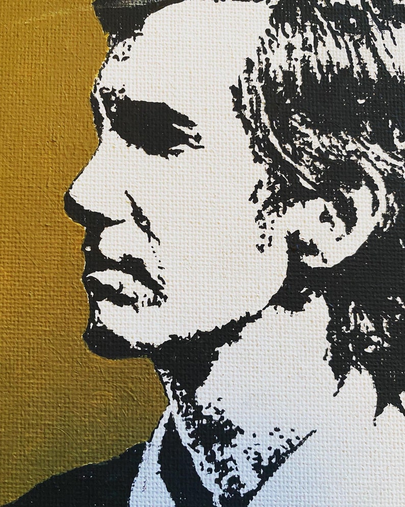 Townes Van Zandt Art Print From Original Painting High Quality Free UK