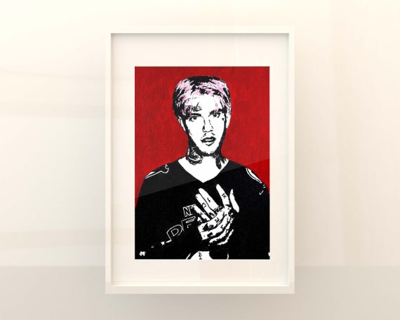 Lil peep painting deals